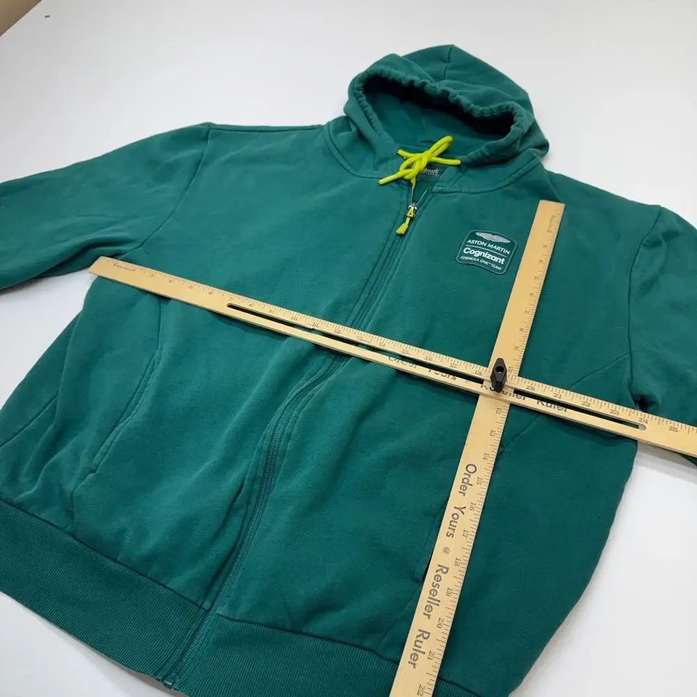 Aston Martin Cognizant F1 Team Hoodie Mens XL Green Pelmark Racing
